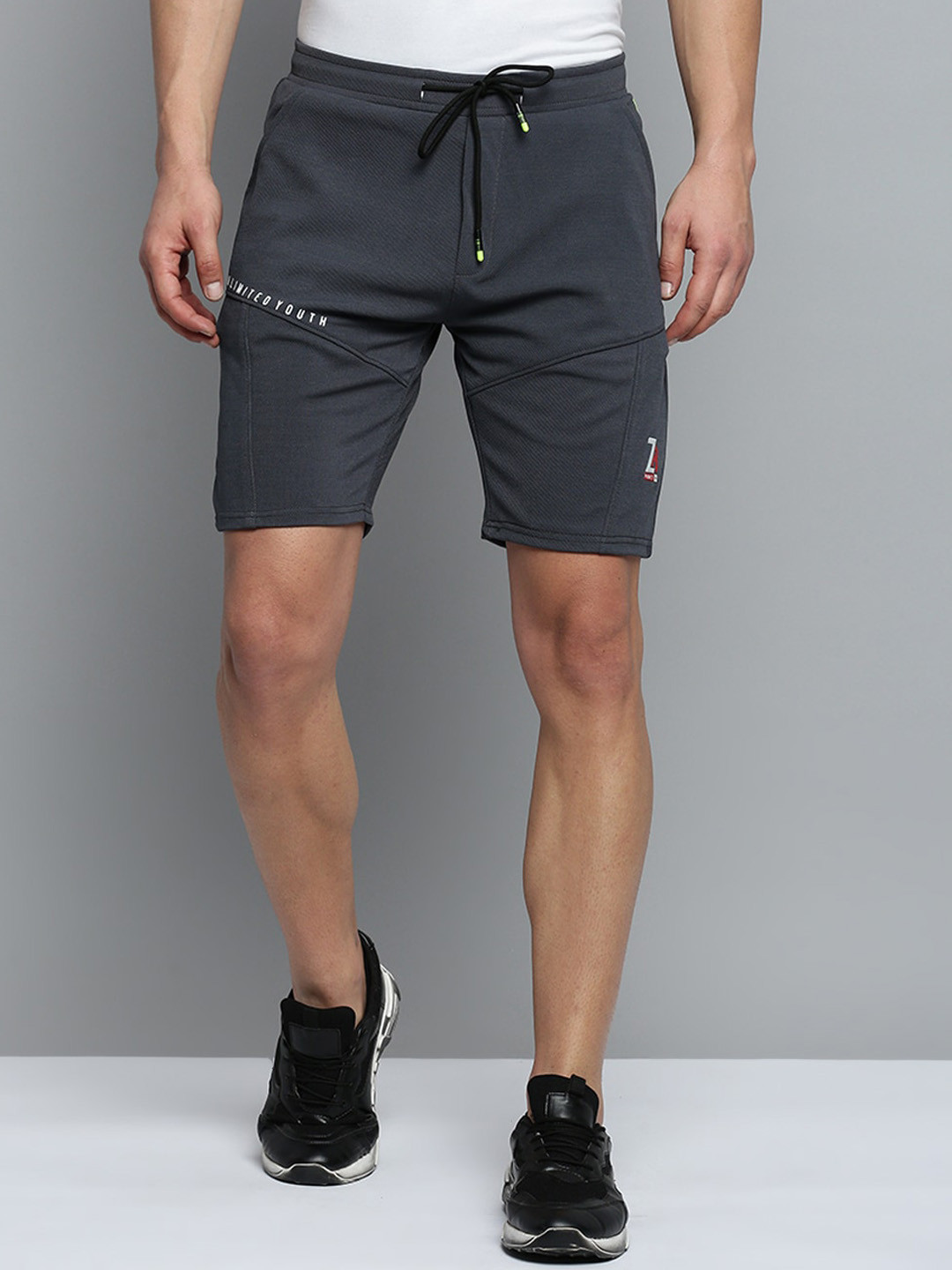 

SHOWOFF Men Regular Fit Sports Shorts, Navy blue