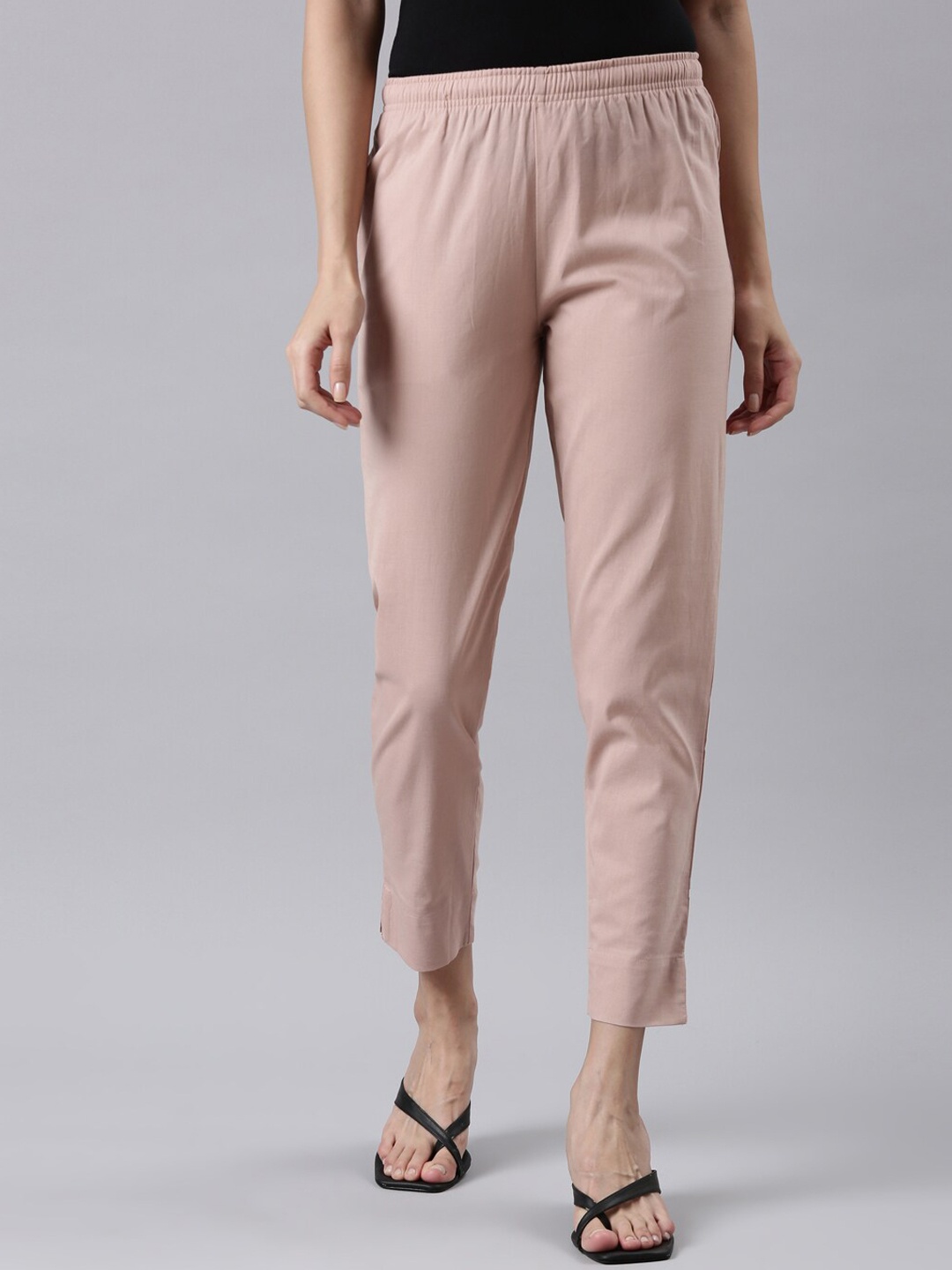 

Go Colors Women Relaxed Trousers, Pink