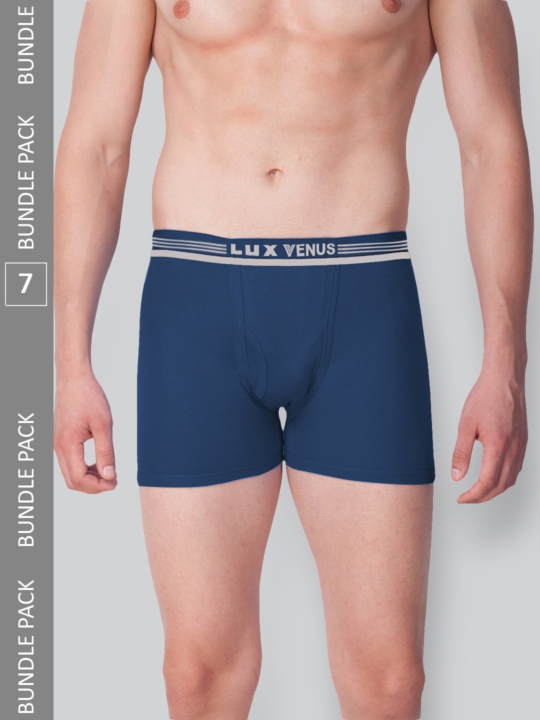 

LUX VENUS Pack Of 7 Assorted Pure Cotton Trunks