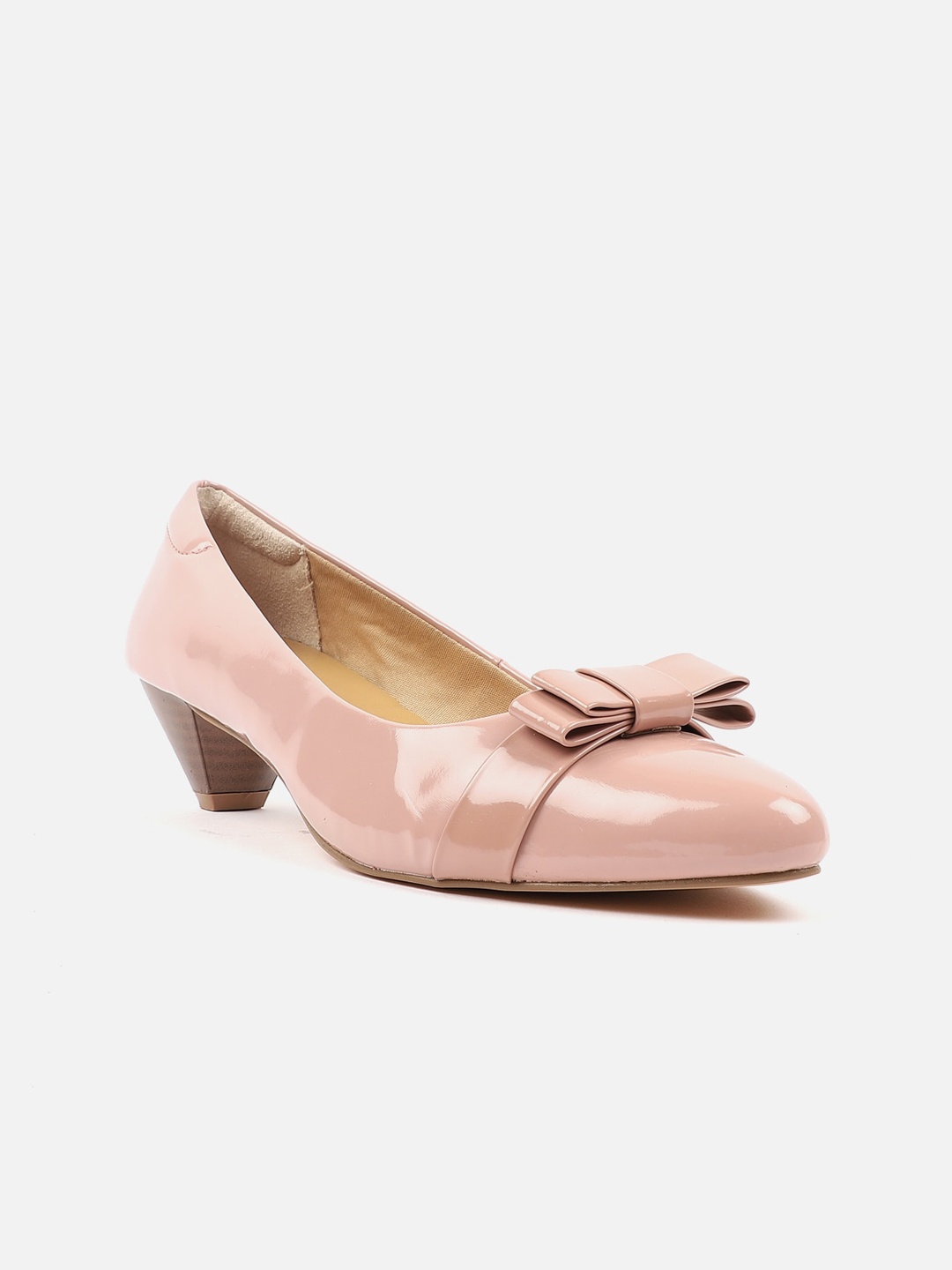 

Carlton London Bow Embellished Kitten Heel Pumps, Pink