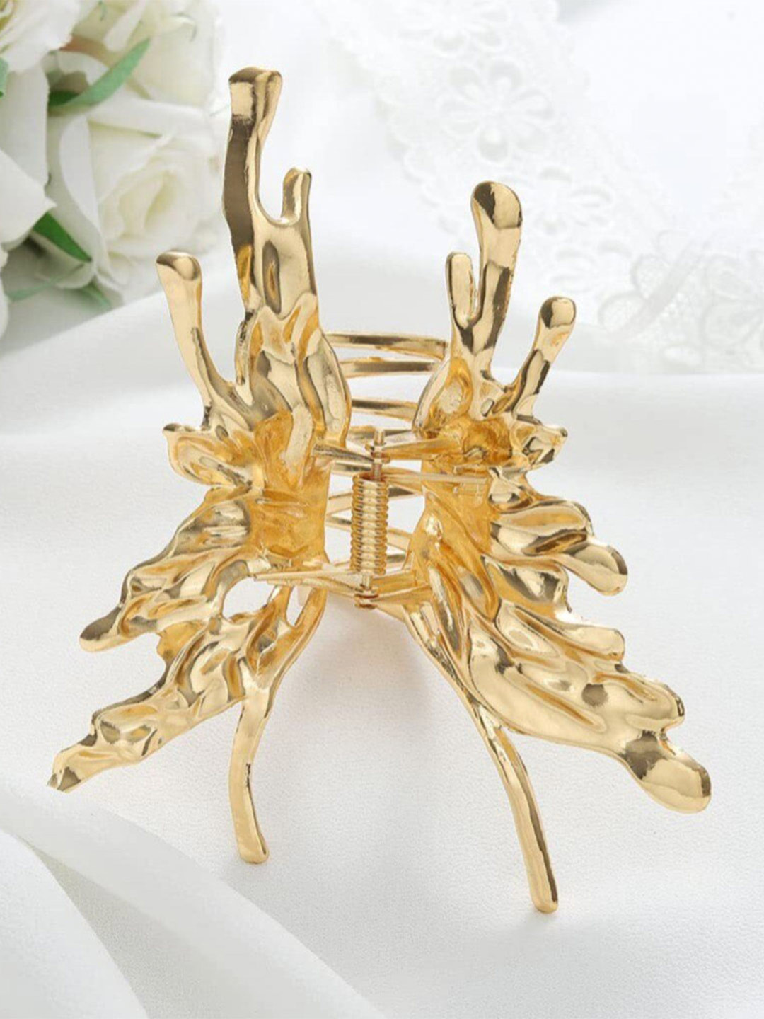 

Krelin Women Butterfly Hair Claw Clip, Gold