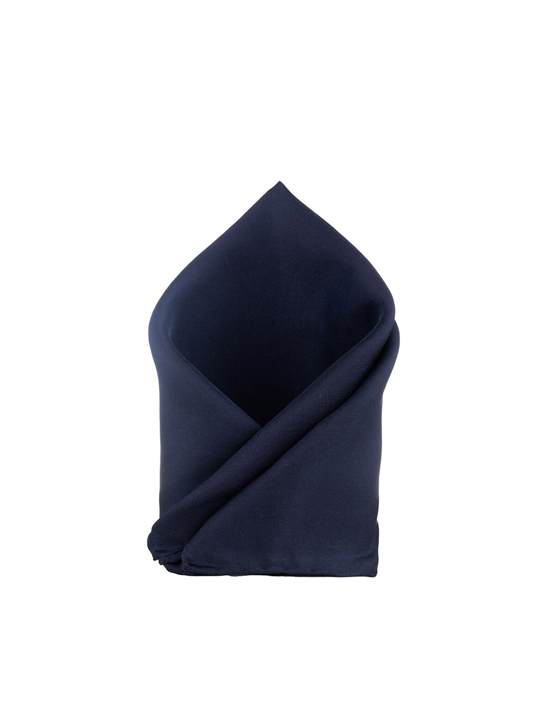 

The Tie Hub Silk Pocket Square, Navy blue