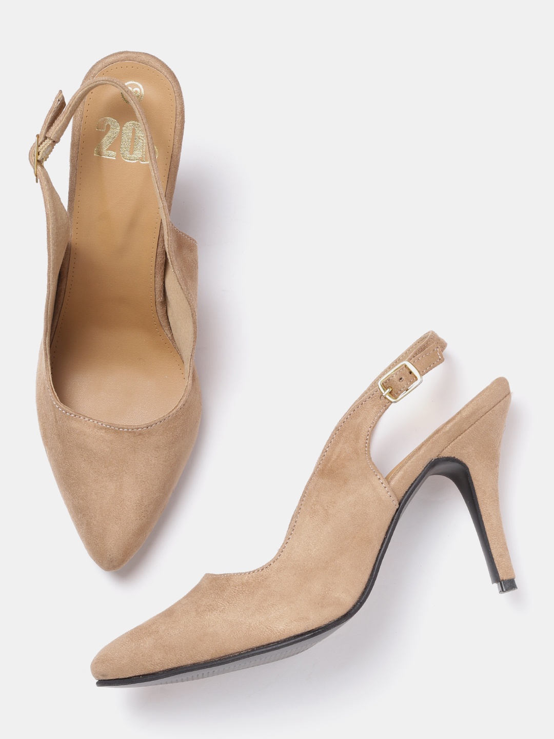 

20Dresses Women Brown Solid Pumps