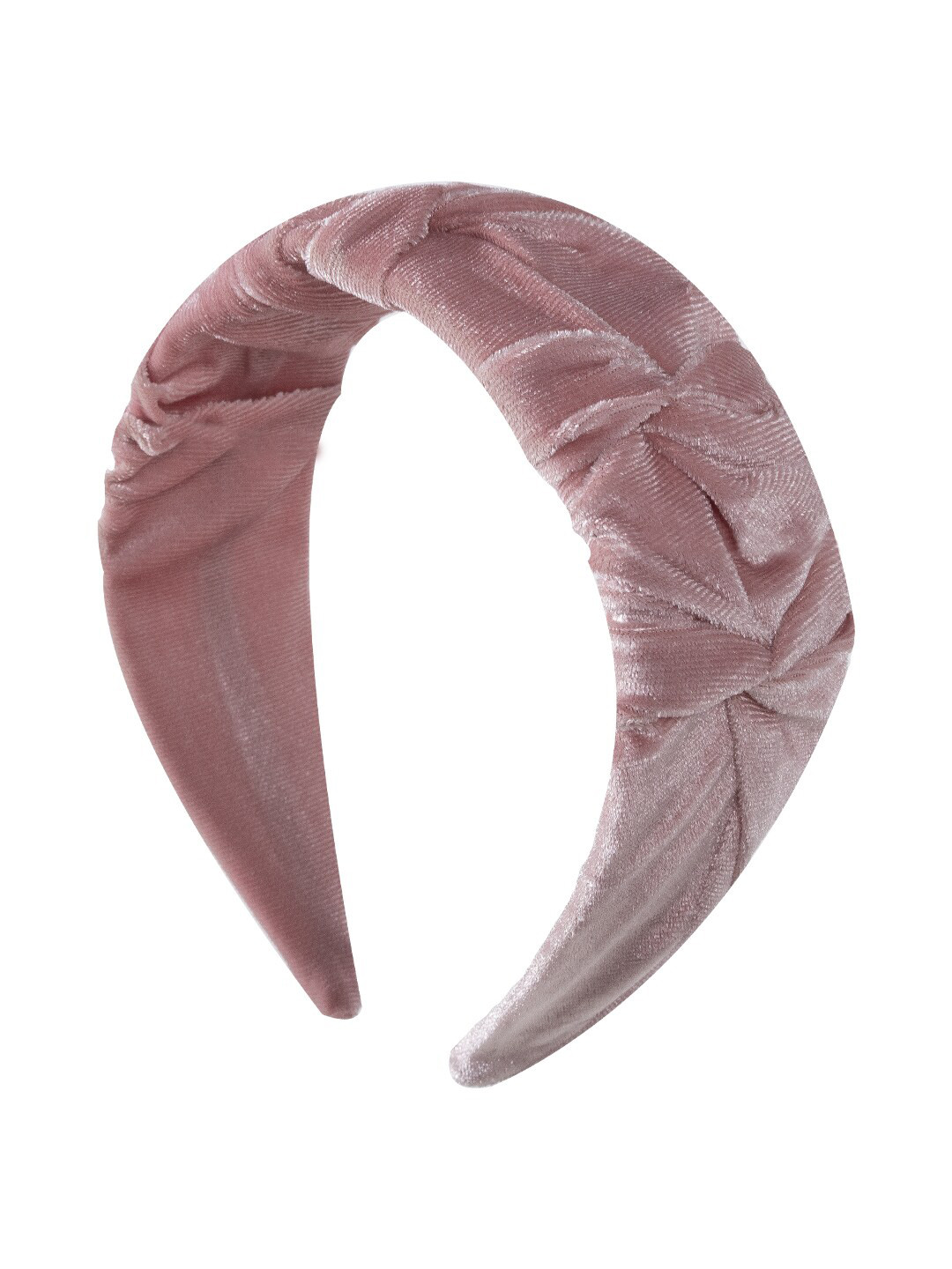 

BuckleUp Self Design Fur Hairband, Pink