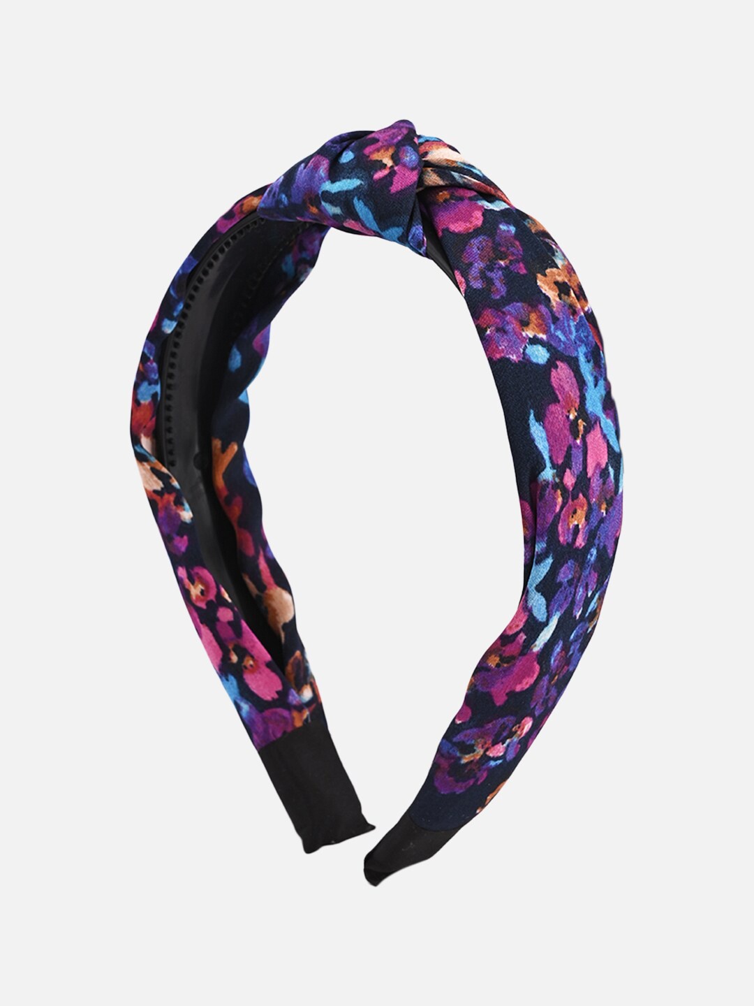 

BuckleUp Women Printed Hairband, Black