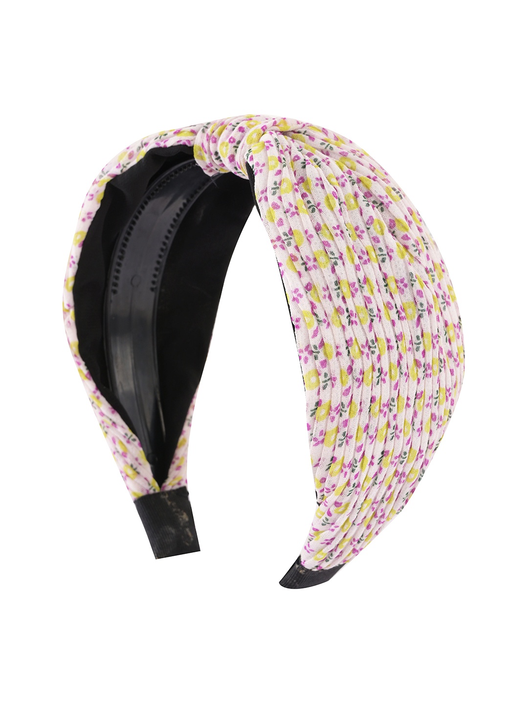 

BuckleUp Girls Printed Knot Details Hairband, White