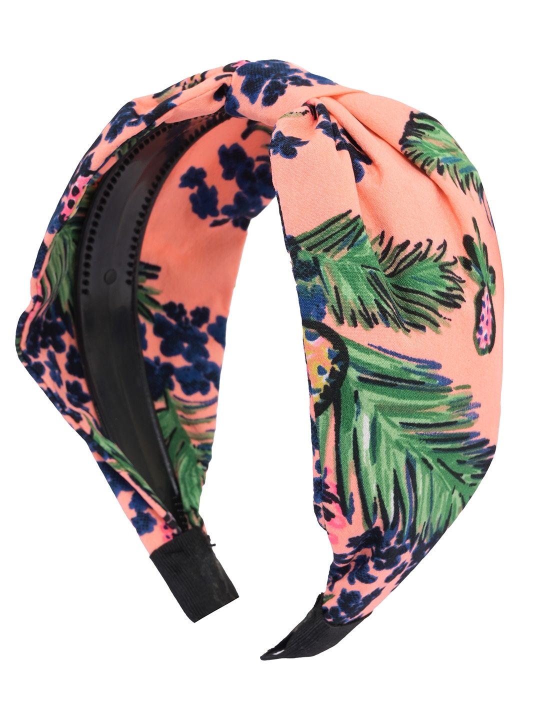 

BuckleUp Girls Floral Printed Hairband, Peach