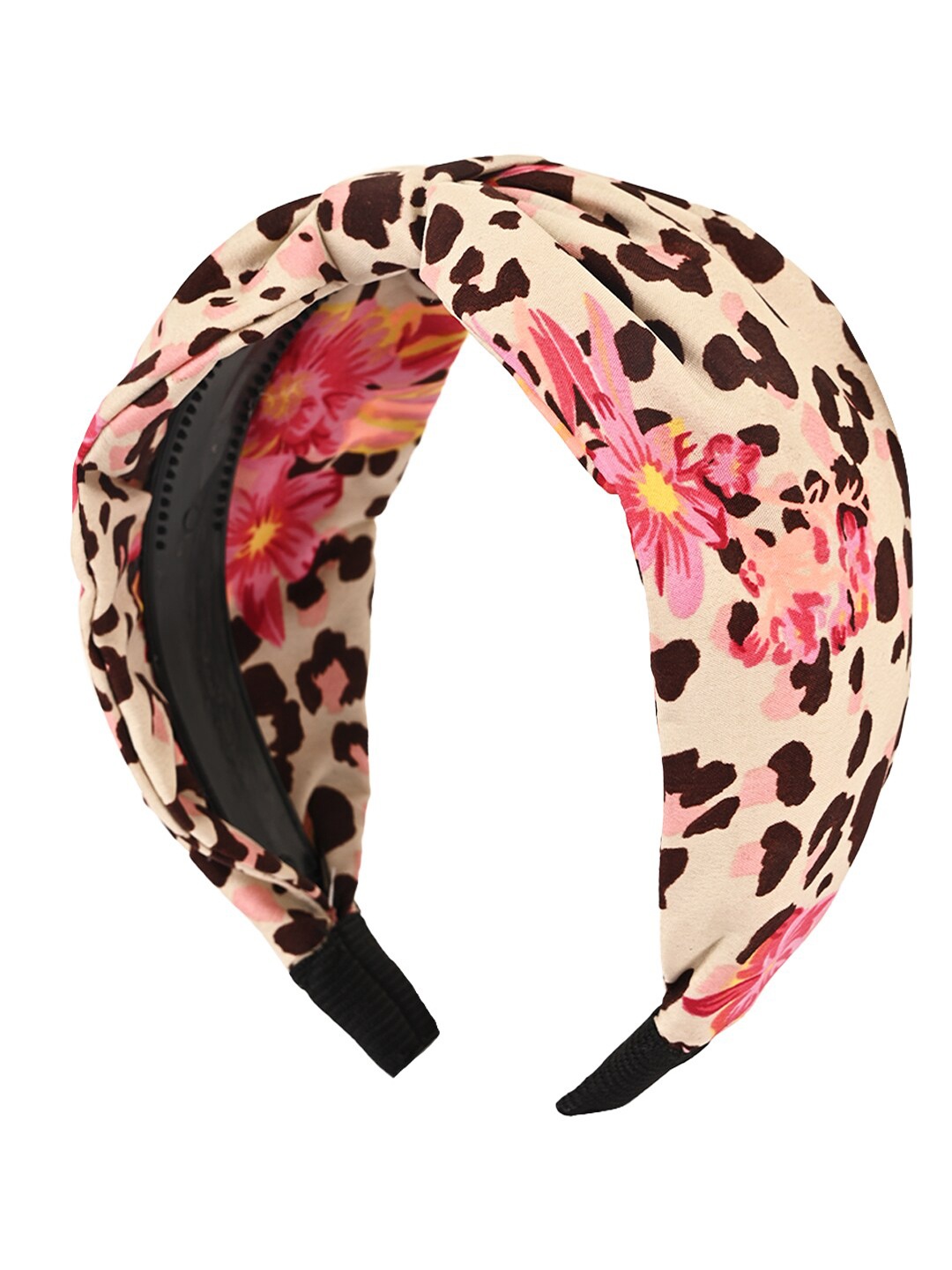

BuckleUp Women Printed Hairband, Brown