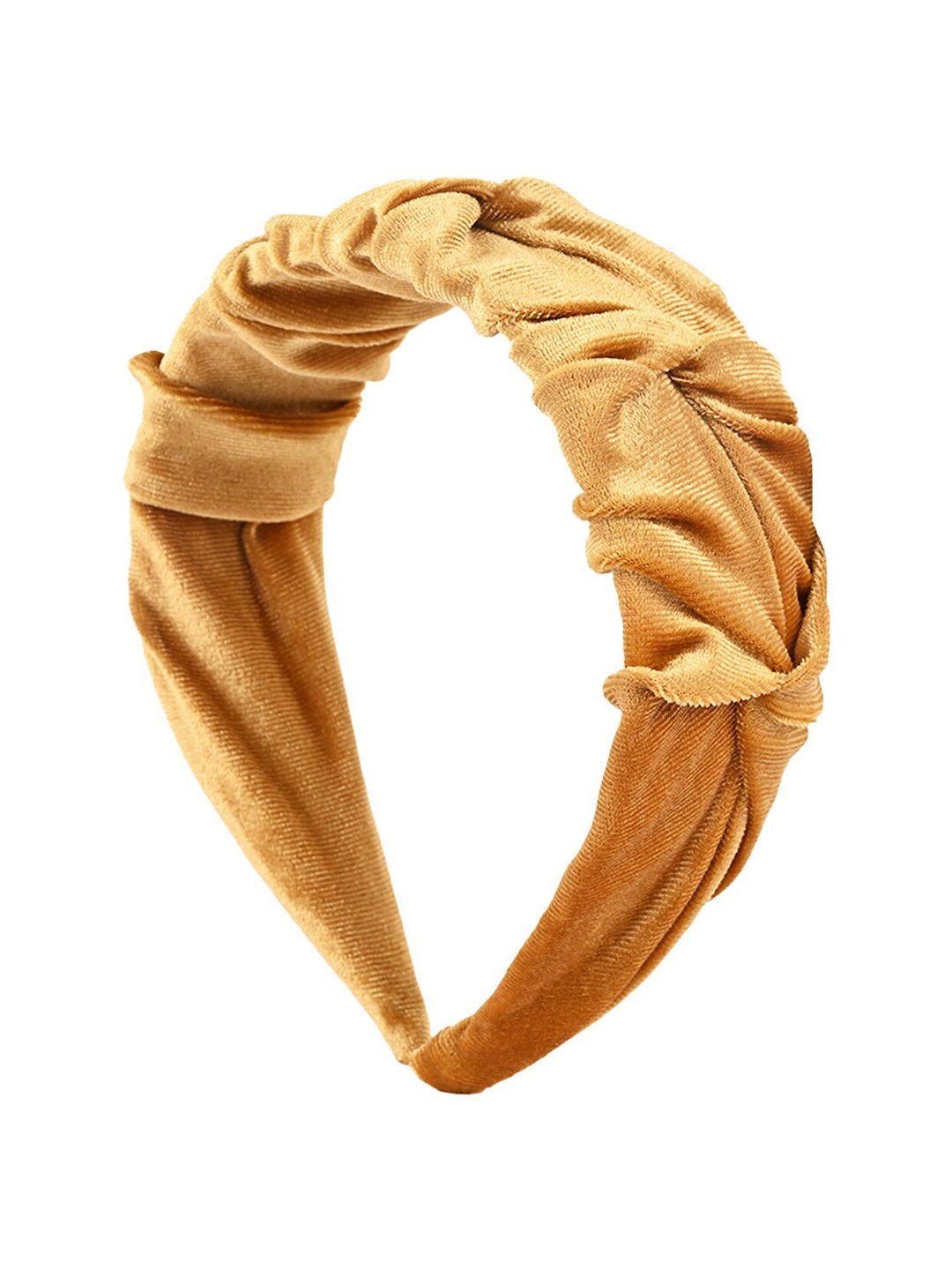 

BuckleUp Women Hairband With Knot Detail, Yellow