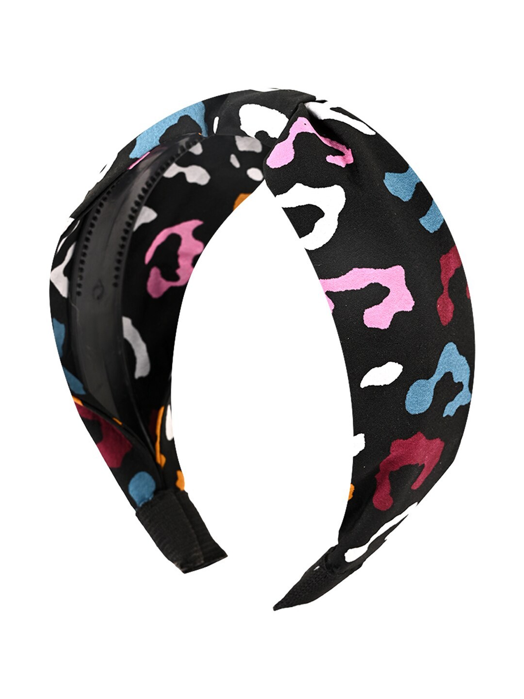 

BuckleUp Girls Printed Hairband, Black