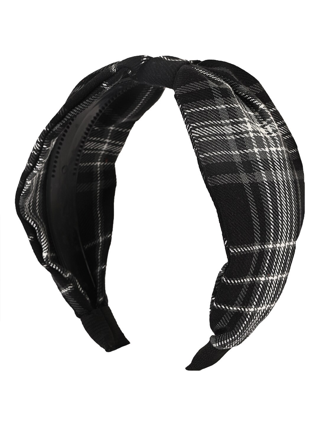 

BuckleUp Girls Printed Knot Details Hairband, Black