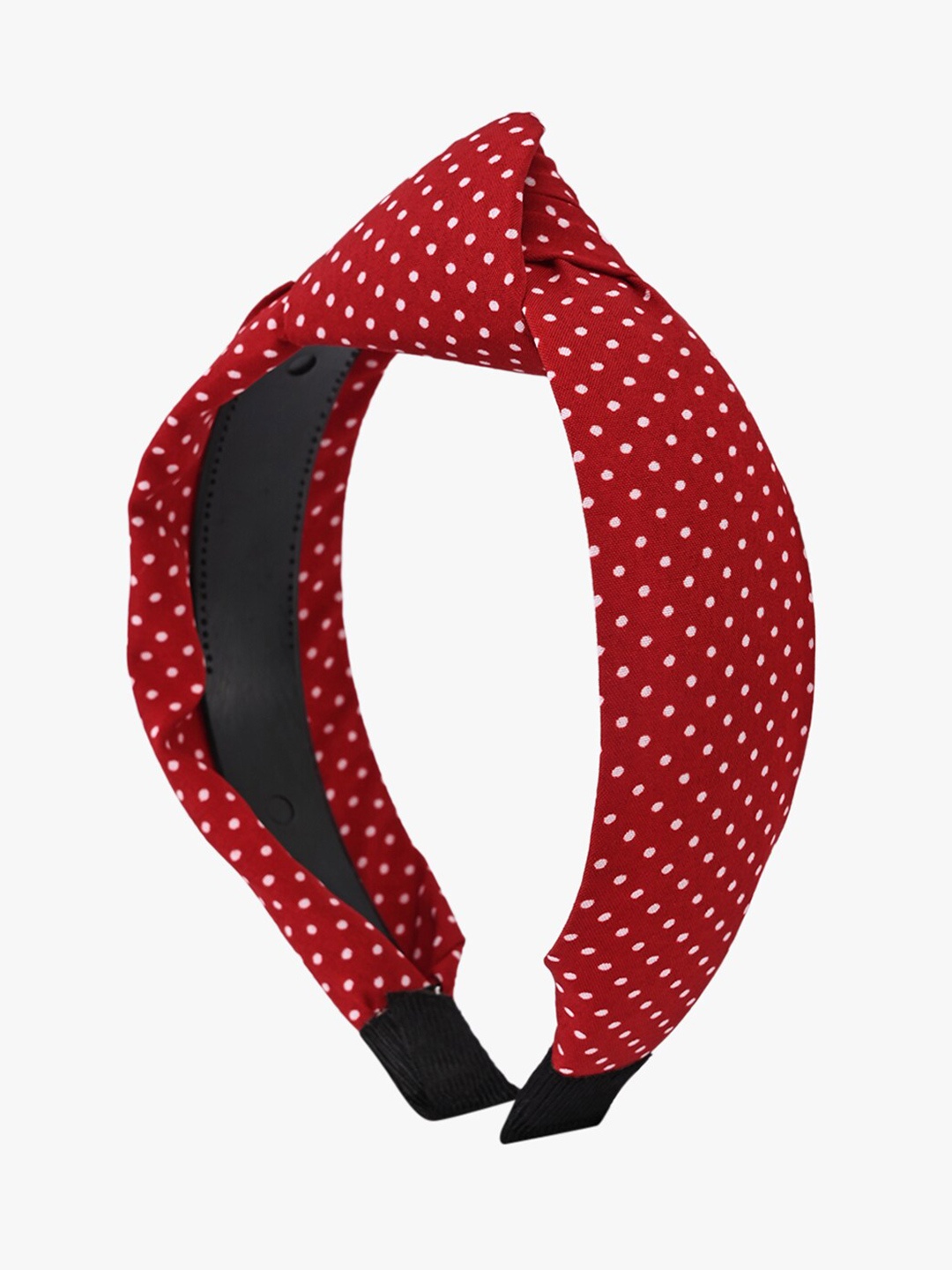 

BuckleUp Girls Polka Dots Printed Hairband, Red