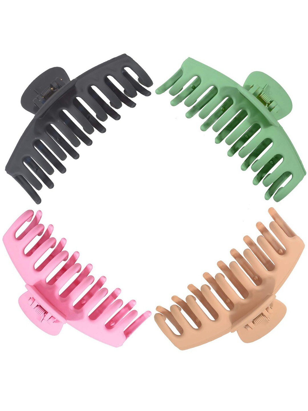 

Krelin Women Set of 4 Claw Clips, Pink