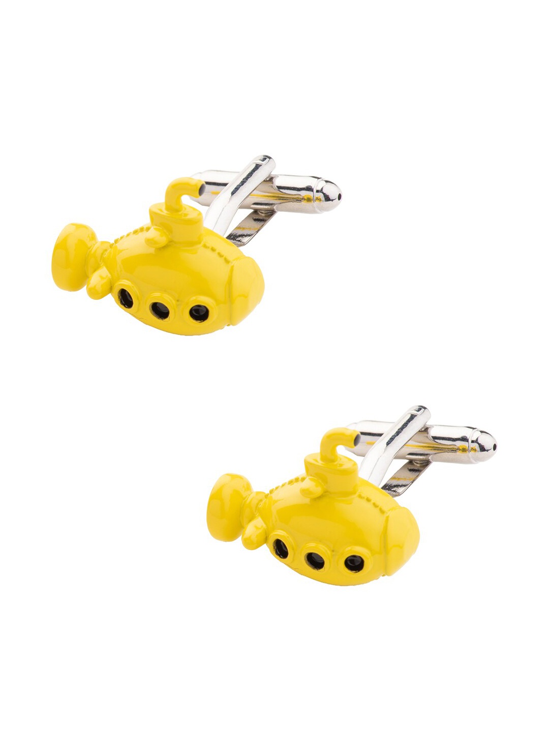 

The Tie Hub Quirky Cufflink, Yellow