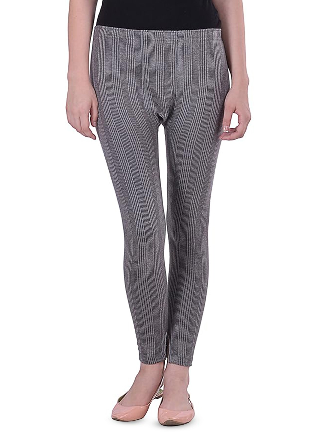 

HAP Women Ribbed Thermal Bottom, Grey