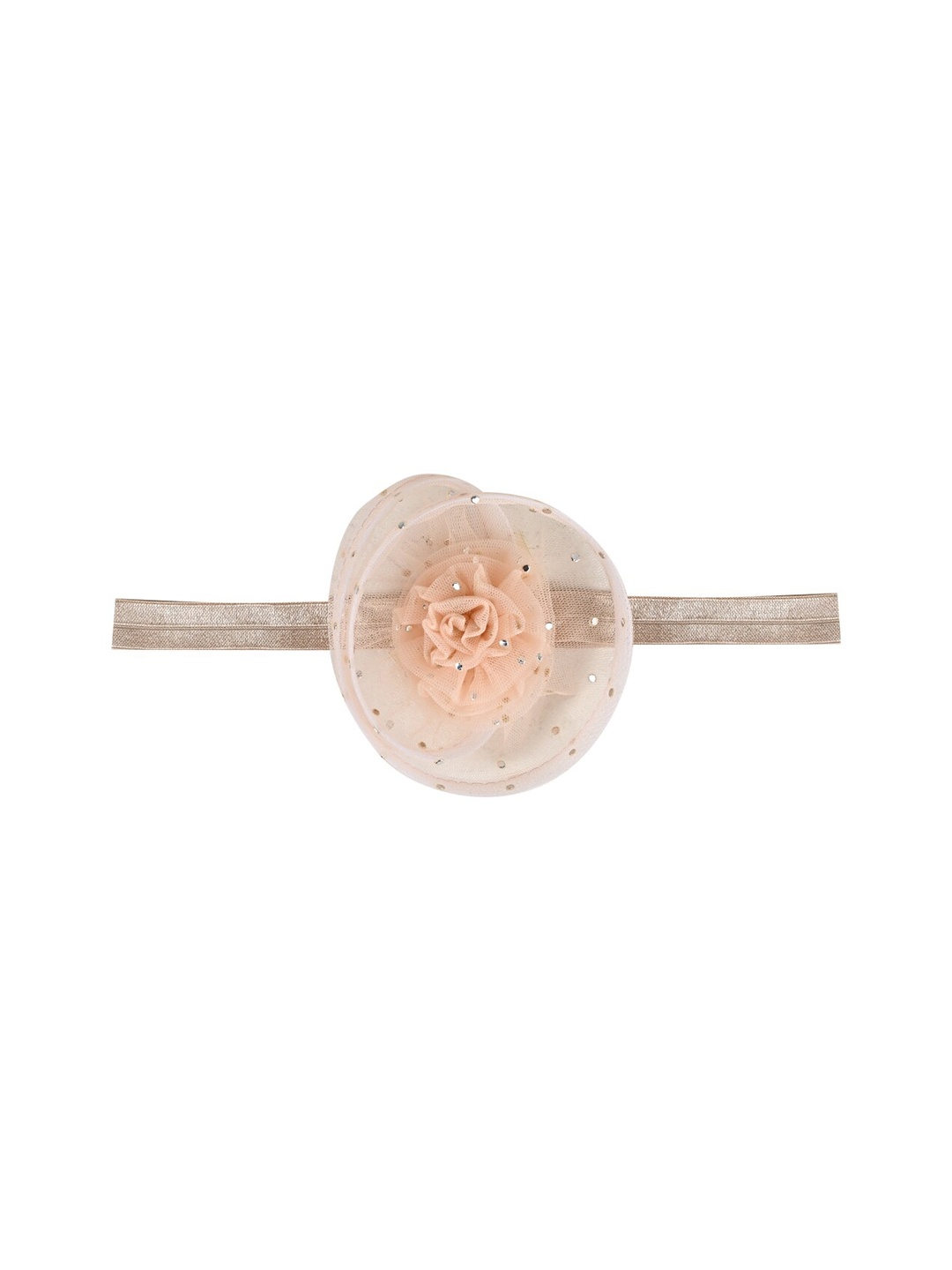 

Aye Candy Girls Embellished Fascinator Hairband, Peach
