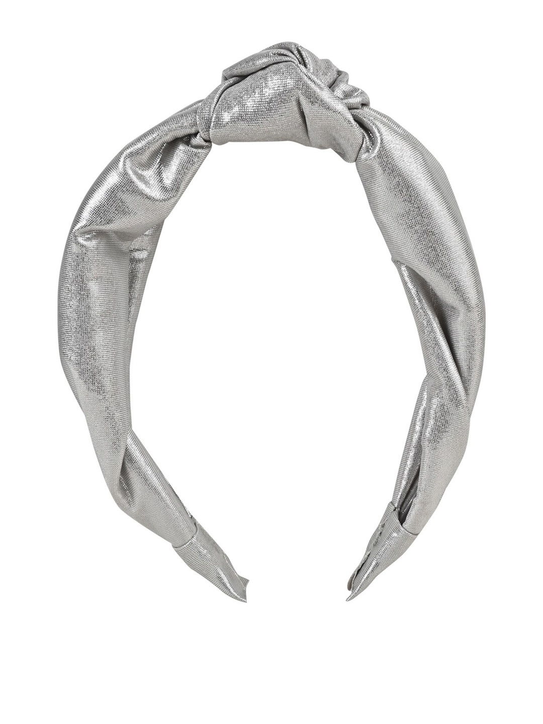 

Aye Candy Girls Top Knot Detail Hairband, Silver