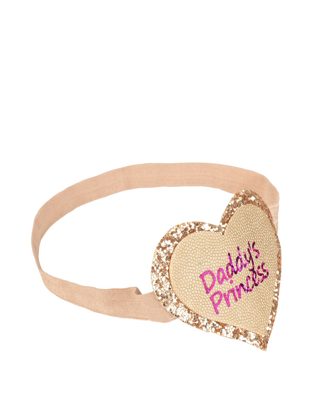 

Aye Candy Daddy's Princess Heart Headband, Gold