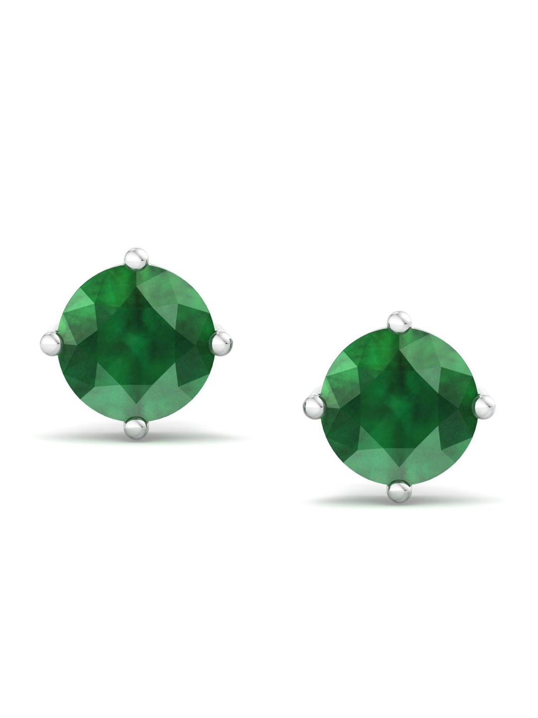 

Inddus Jewels 925 Sterling Silver Circular Studs Earrings