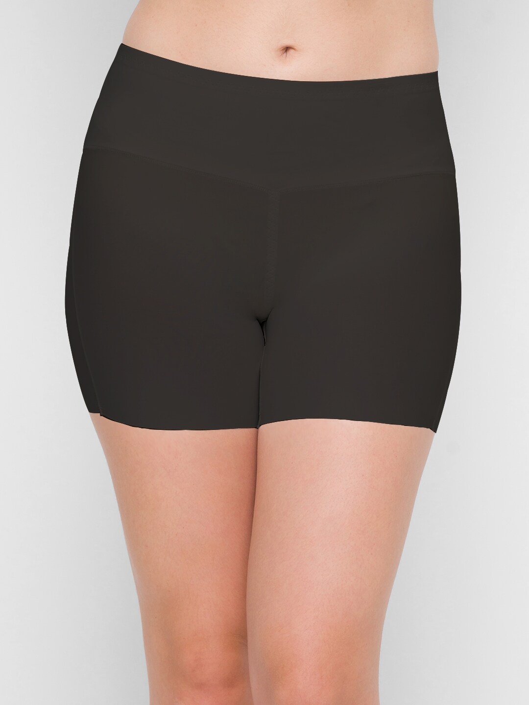 

NOIRA Women Mid-Rise Seamless Boy Shorts Briefs, Black