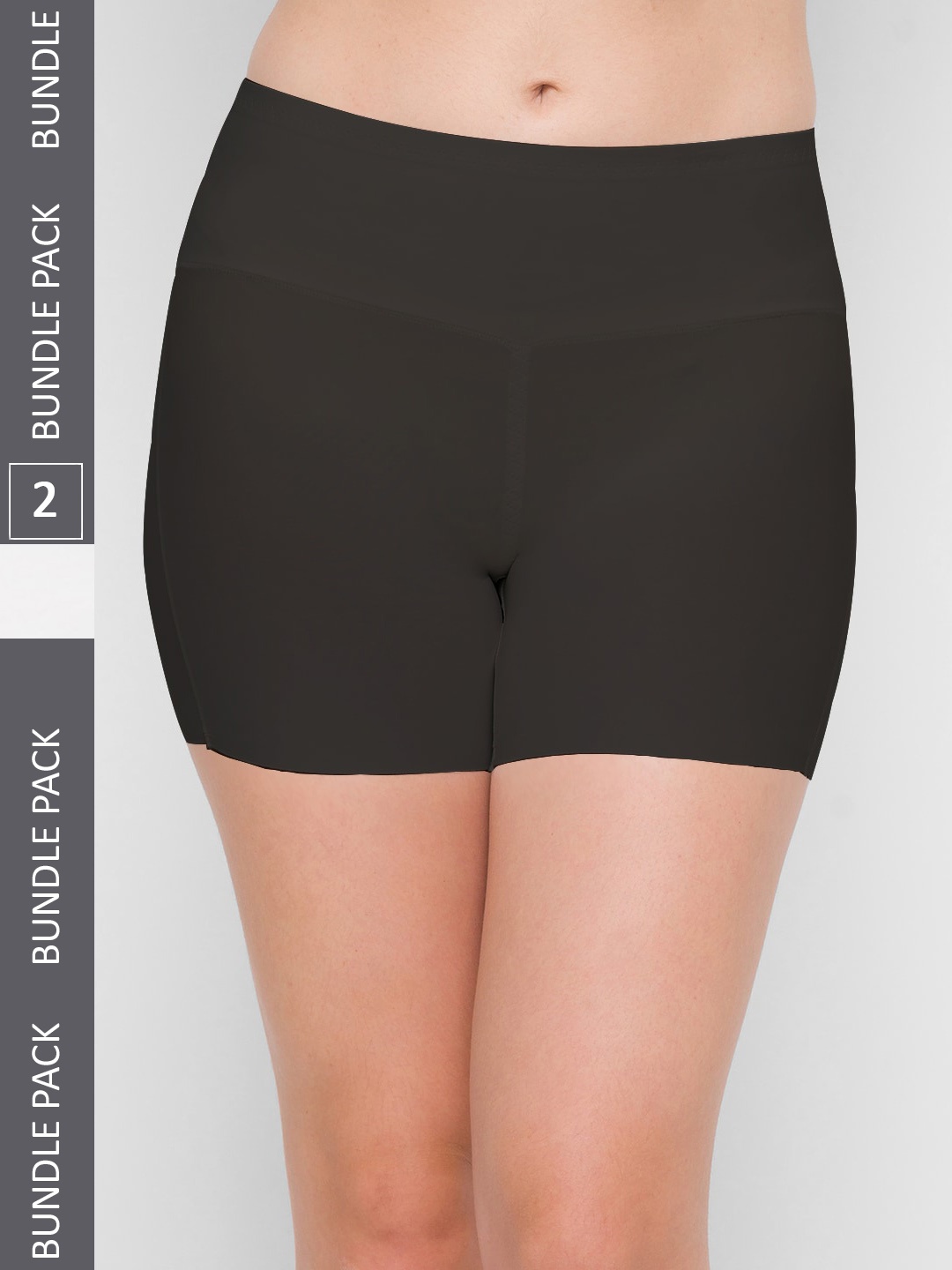 

NOIRA Pack of 2 Tummy & Thigh Shaper, Black