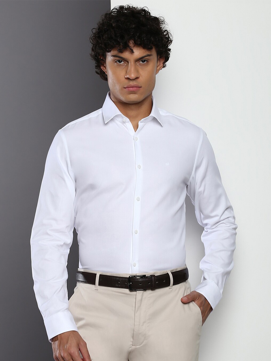 

Calvin Klein Jeans Slim Fit Formal Pure Cotton Shirt, White
