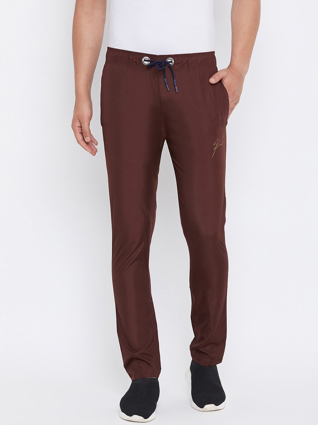 

Spirit Men Regular Fit Track Pants, Brown