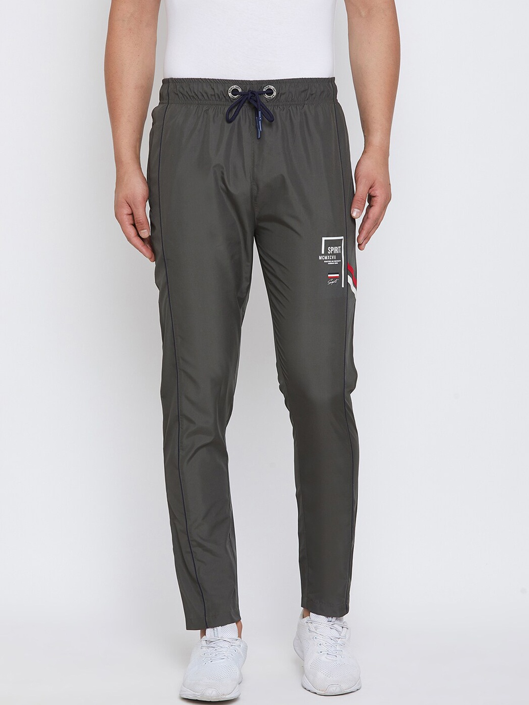 

Spirit Men Regular Fit Mid-Rise Track Pant, Olive