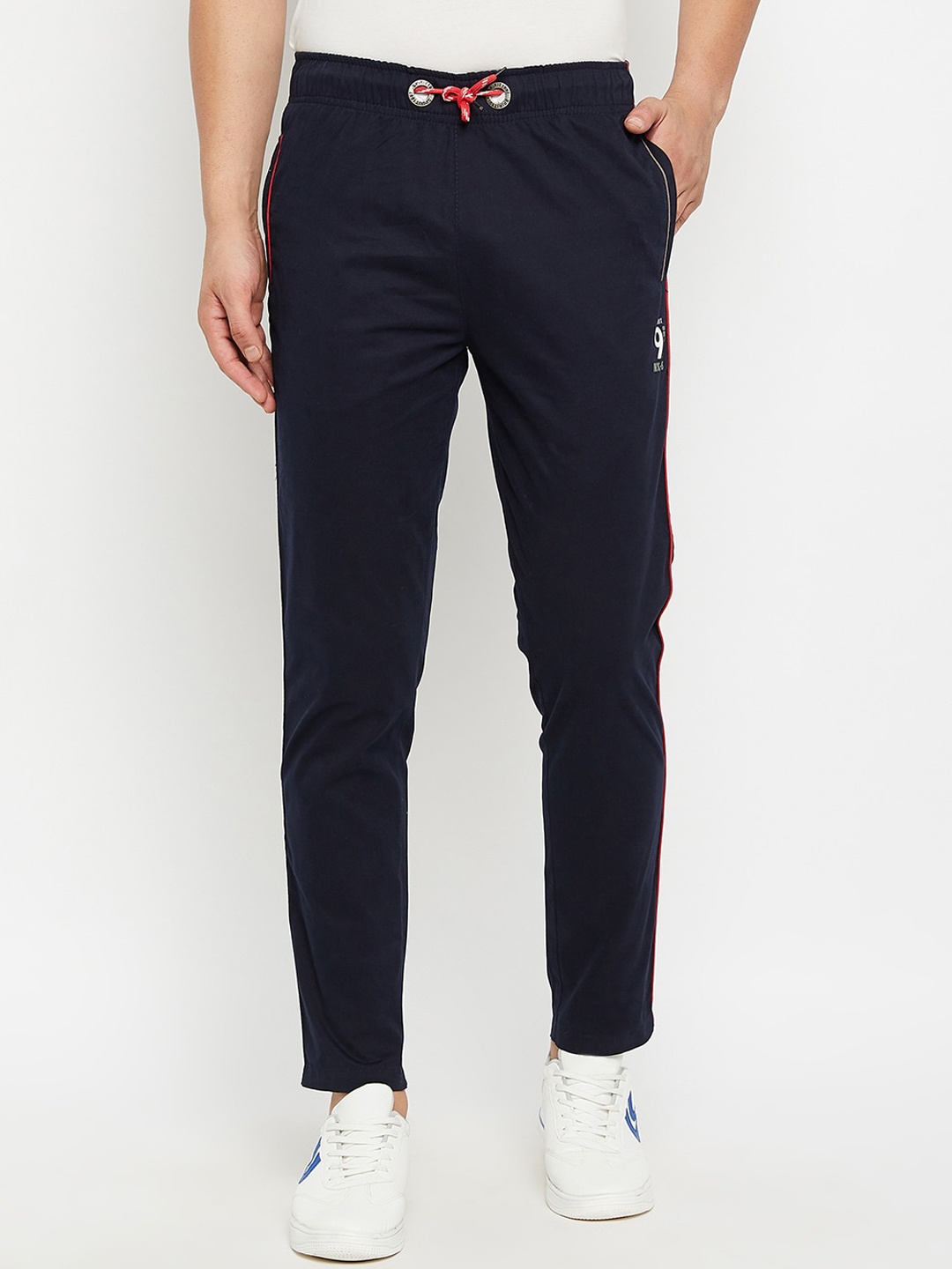 

Spirit Men Regular Fit Cotton Track Pants, Navy blue
