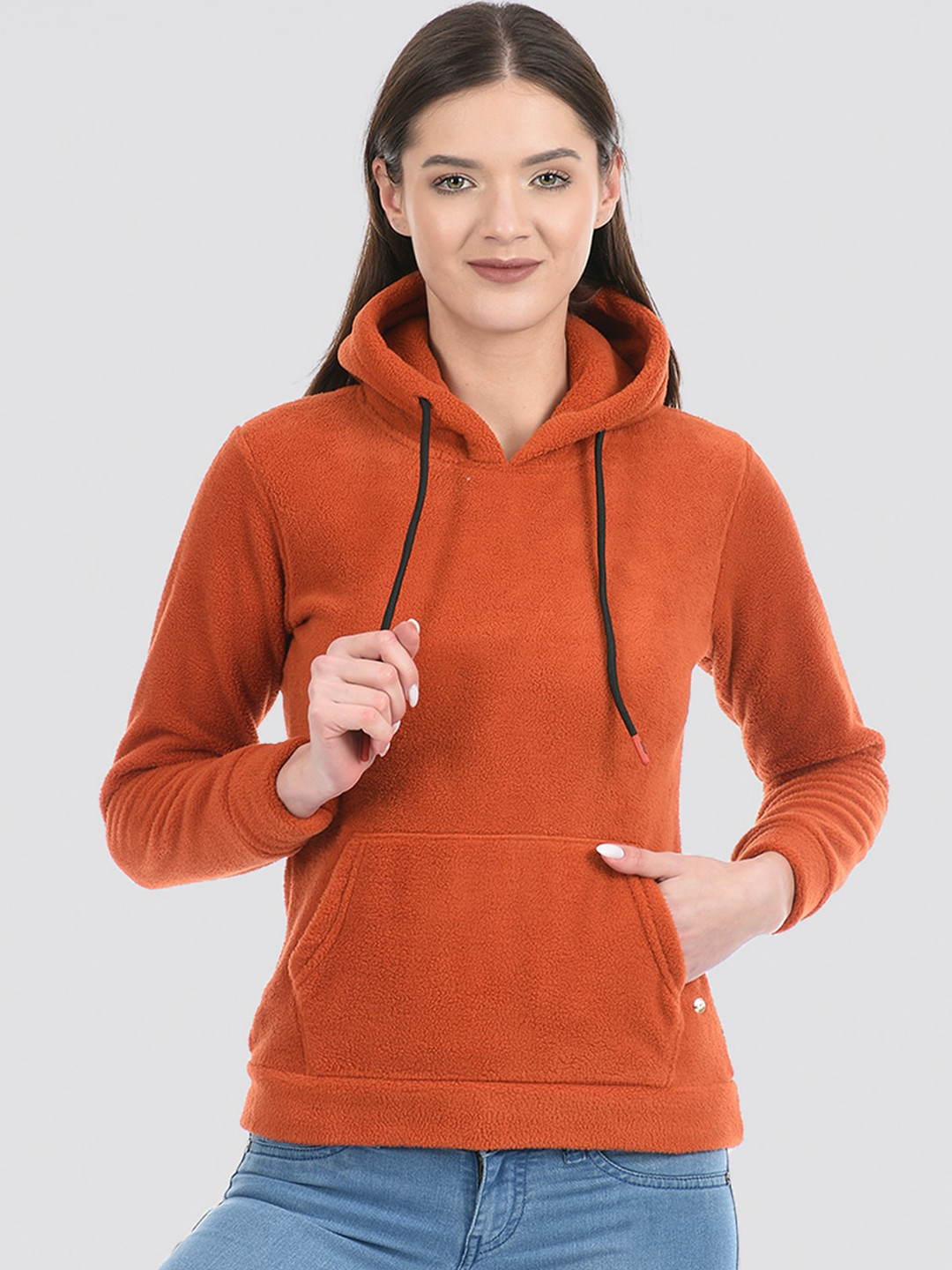 

Cloak & Decker by Monte Carlo Hooded Fleece Sweatshirt, Orange