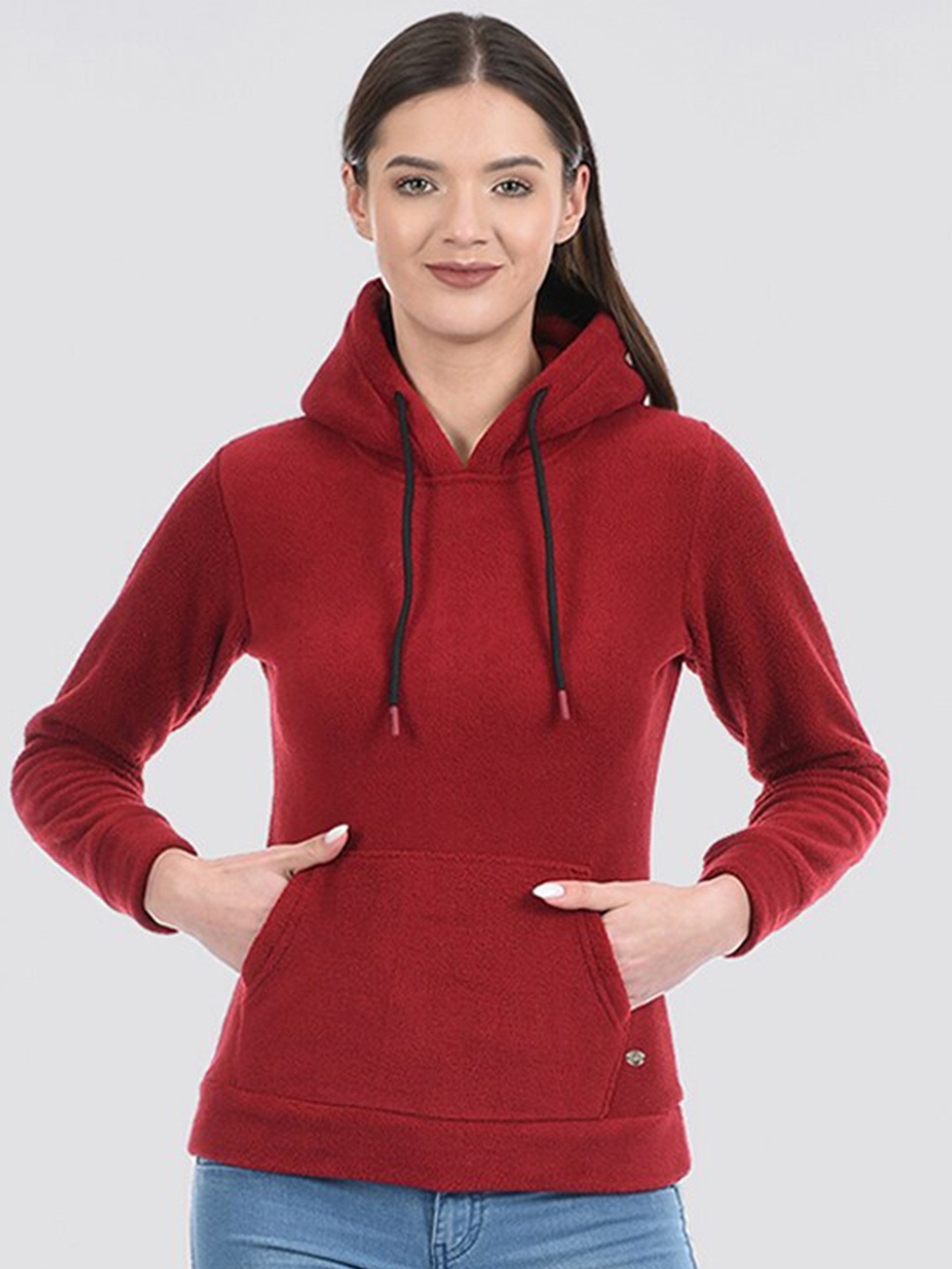 

Cloak & Decker by Monte Carlo Hooded Fleece Sweatshirt, Maroon