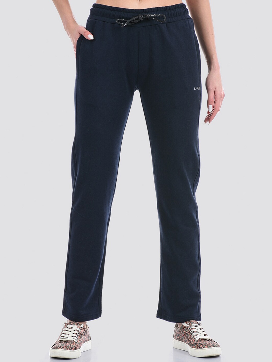 

Cloak & Decker by Monte Carlo Women Regular Fit Track Pants, Navy blue