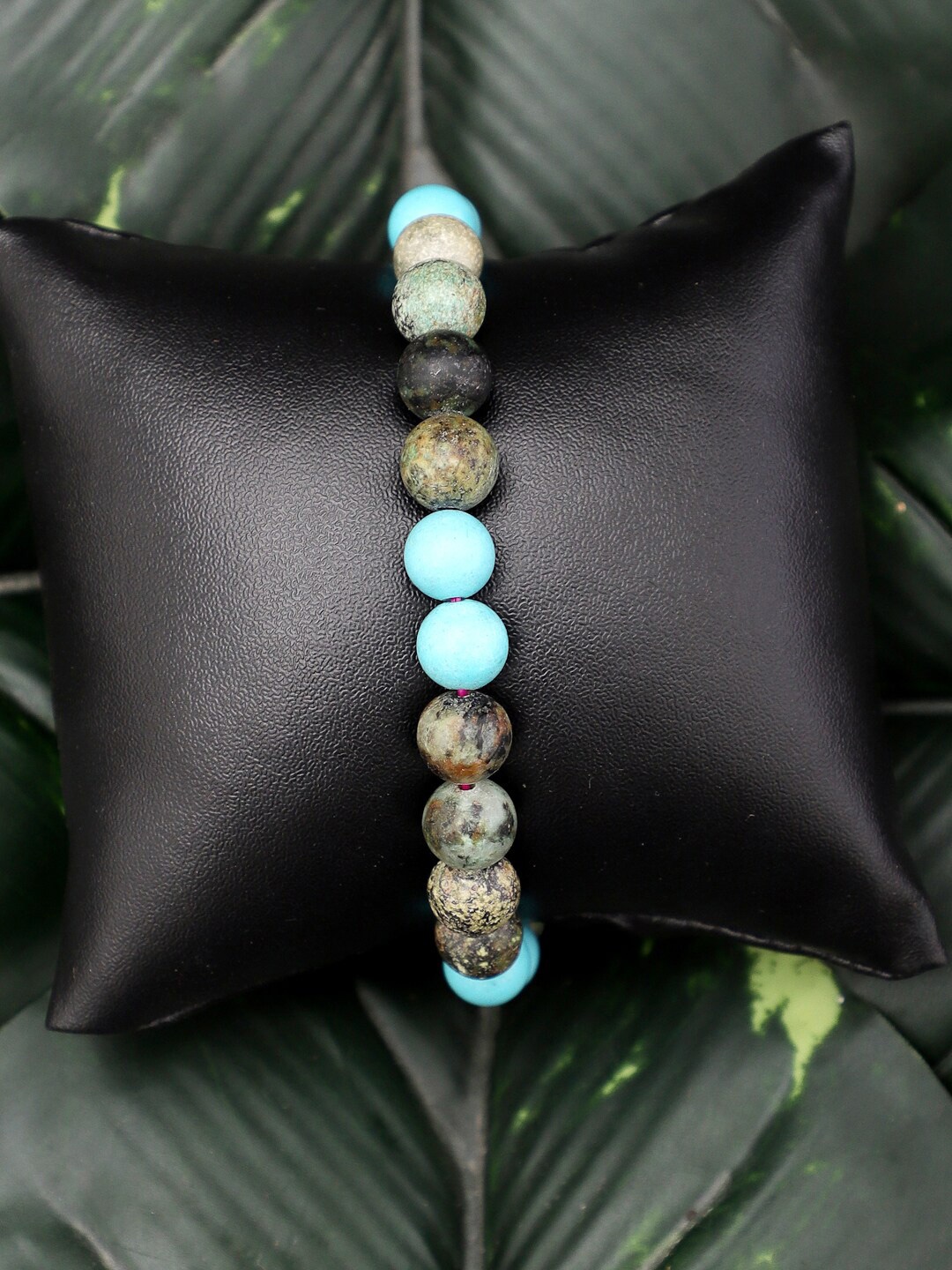

TAG 7 Turquoise Semi Precious Stone Bracelet, Turquoise blue