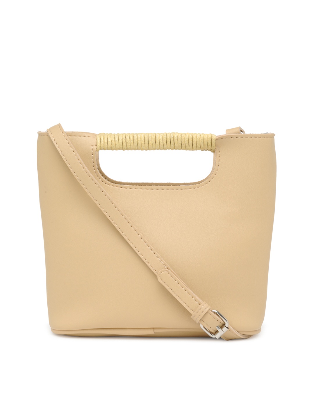 

Alvaro Castagnino Beige Solid Sling Bag