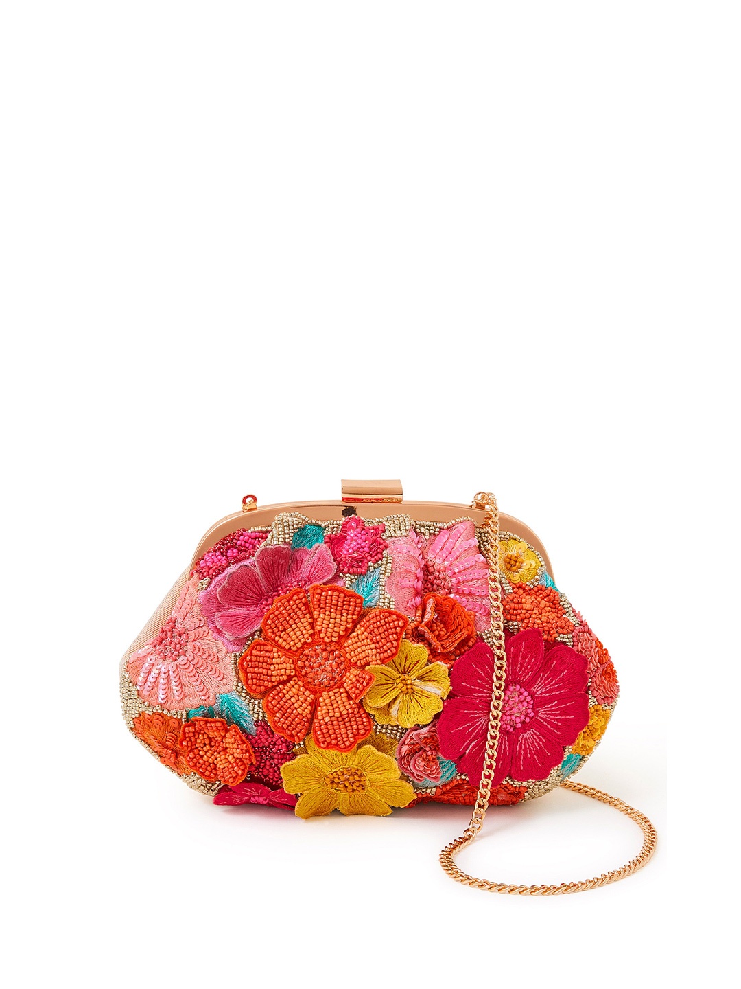 

Accessorize London Women 3D Floral Clipframe, Pink