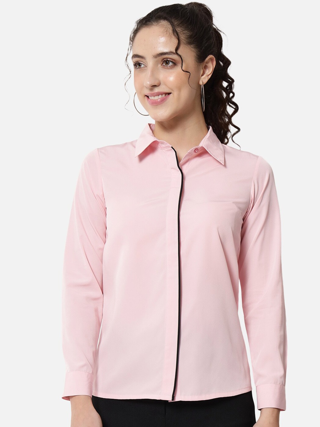 

ALL WAYS YOU Spread Collar Formal Shirt, Pink