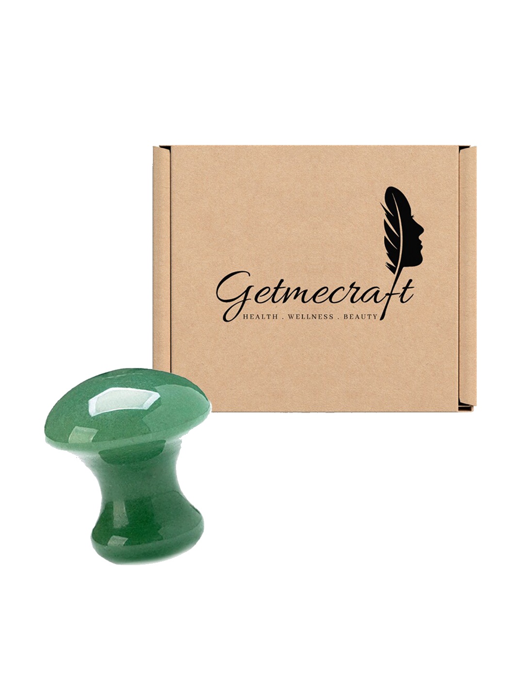 

Getmecraft Jade Mushroom Gua Sha Massage Tool - Green