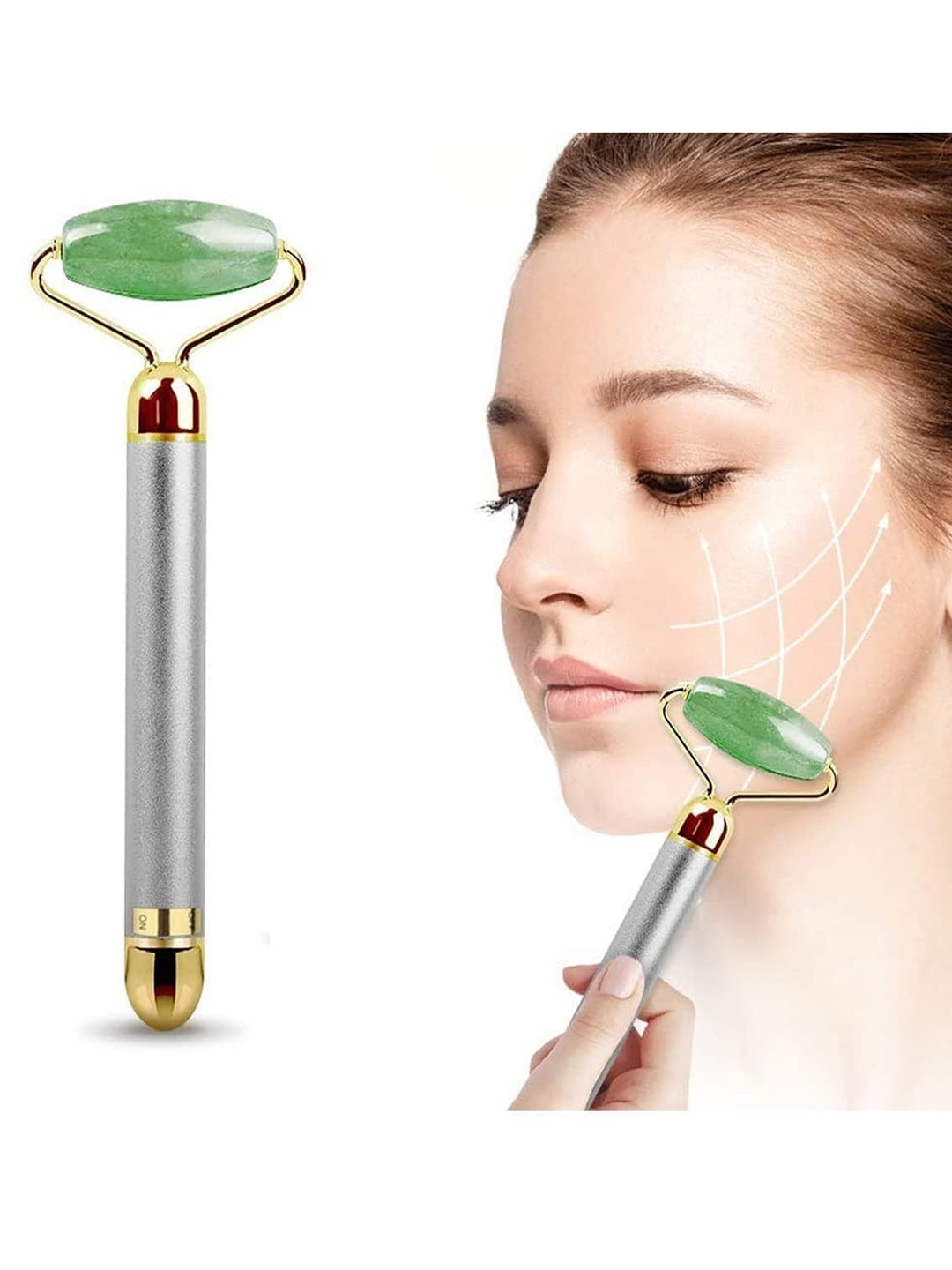 

Getmecraft Green Jade Aventurine Vibrating Facial Roller