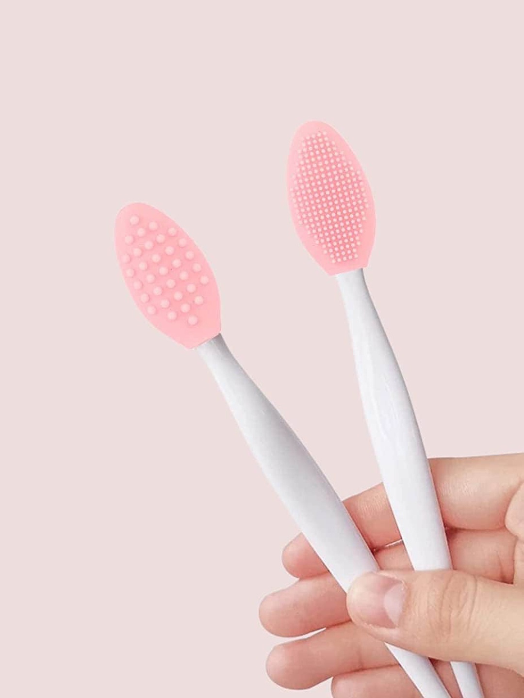 

Getmecraft Double Sided Silicone Lip Exfoliating Brush, Pink