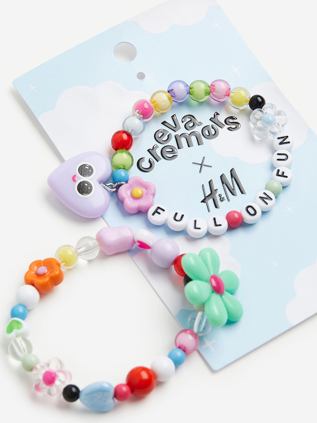 

H&M Girls 2-Pack Bracelets, White