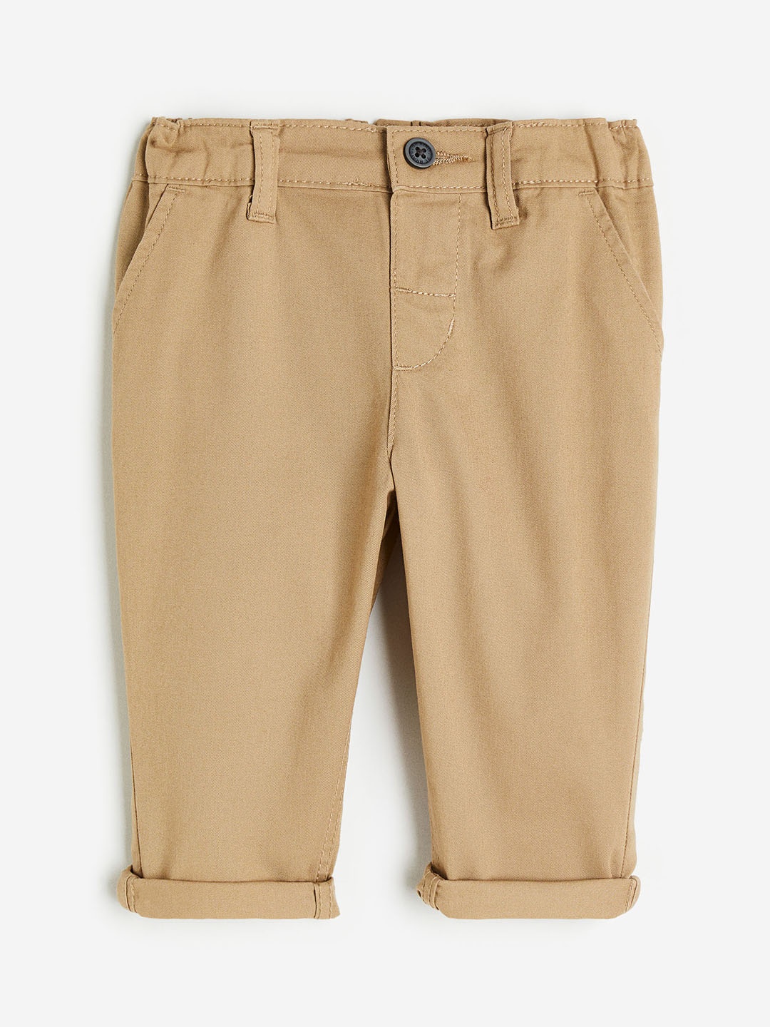 

H&M Boys Pure Cotton Chinos, Khaki