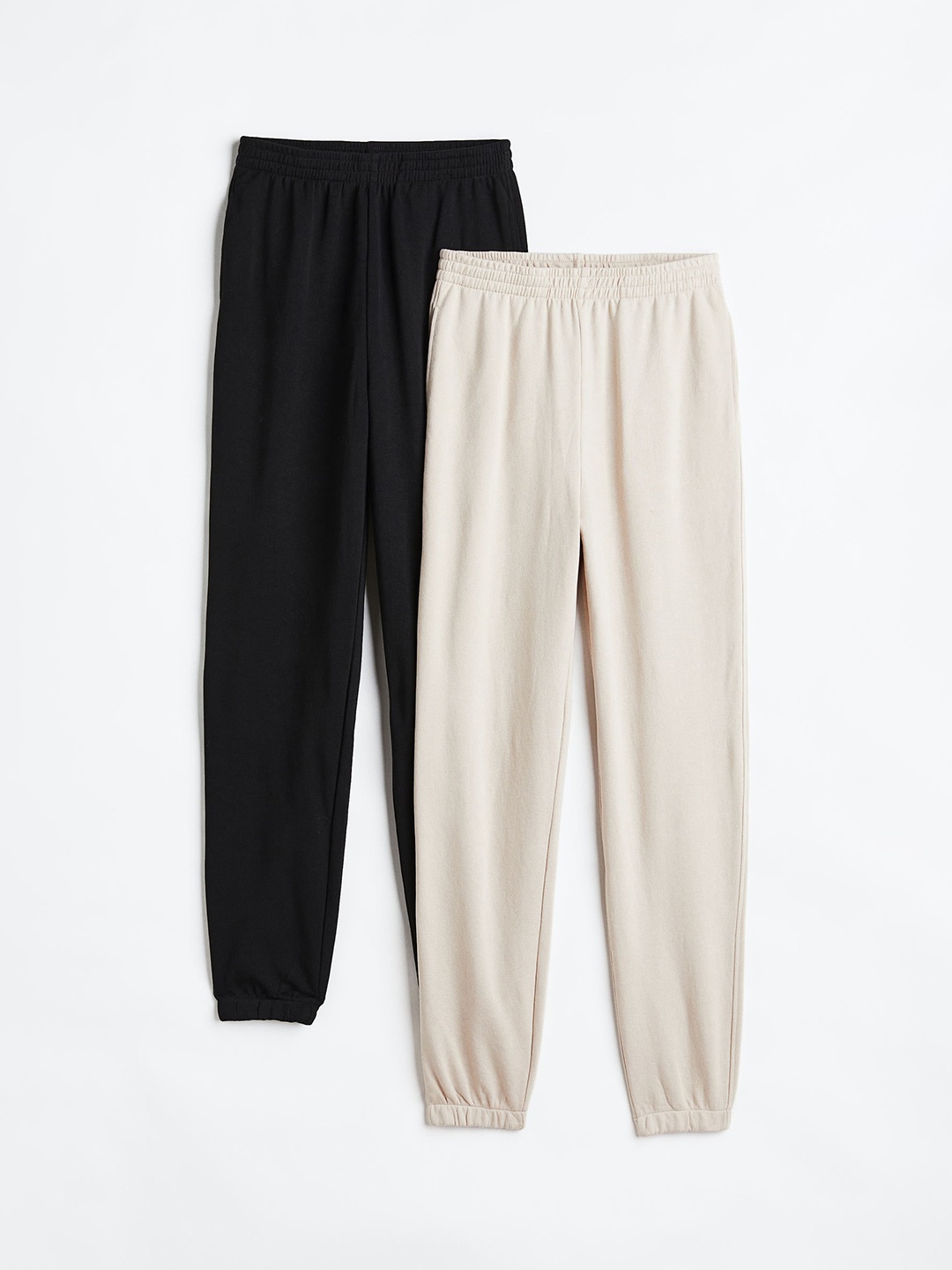 

H&M Women 2-Pack Joggers, Black