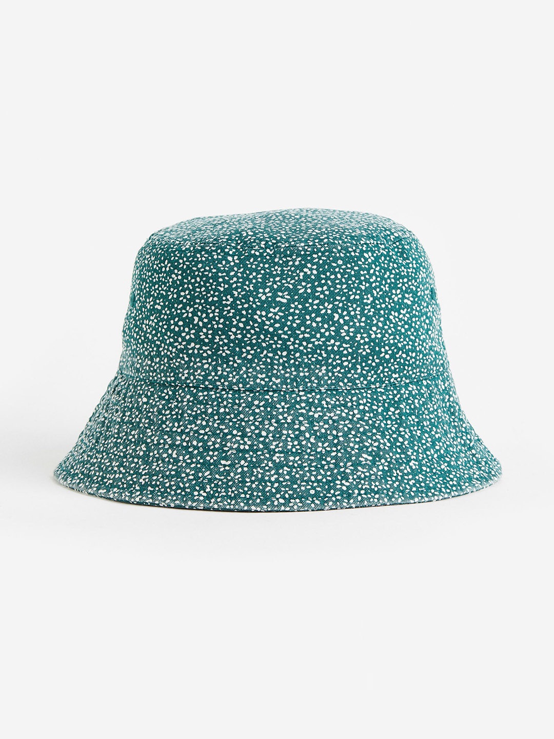 

H&M Women Pure-Cotton Bucket Hat, Green