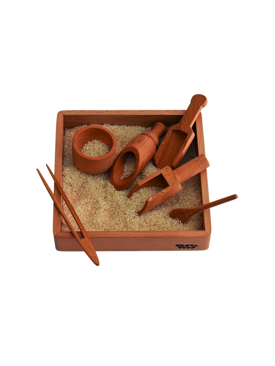

Nesta Toys Montessori Sand Trays, Brown