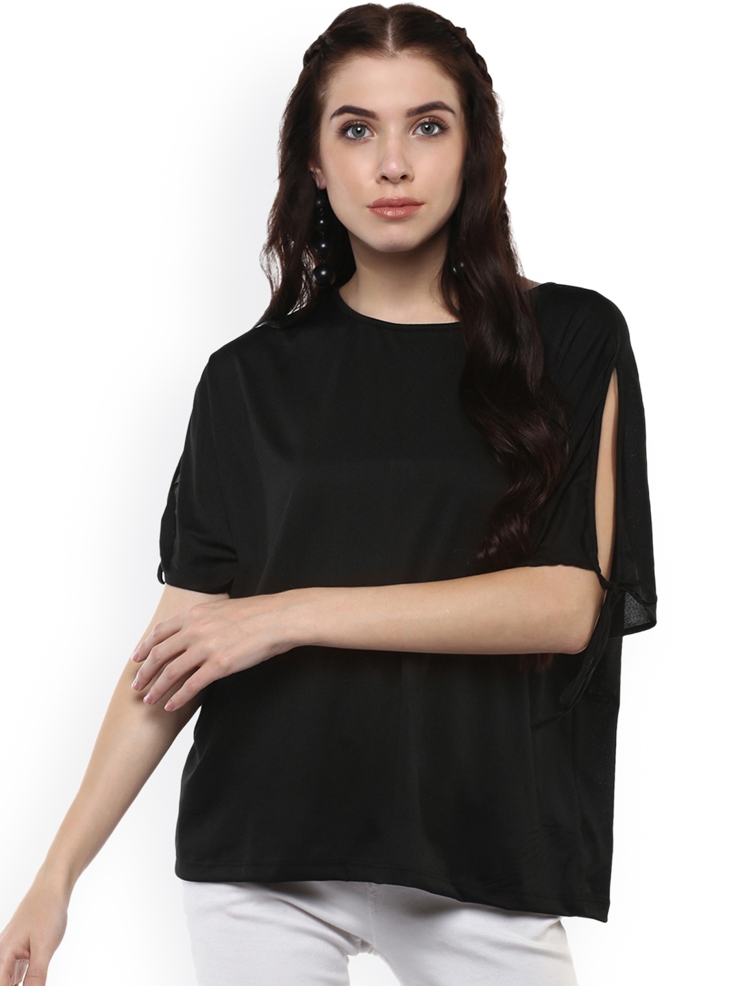 

Harpa Women Black Solid Top