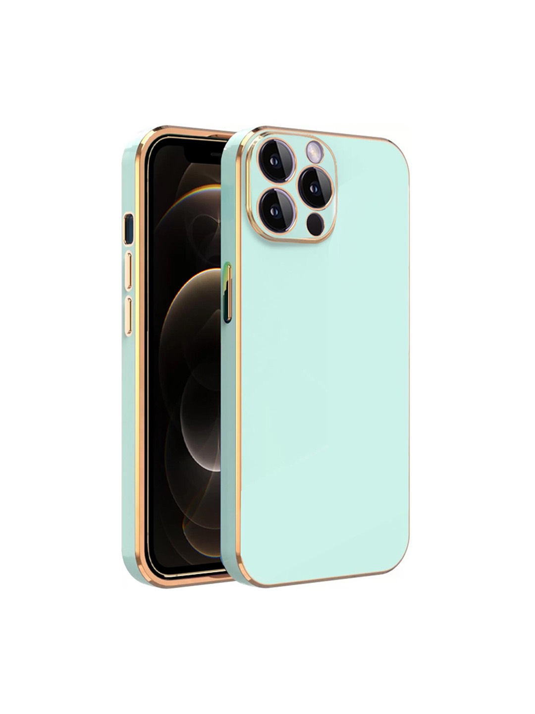 

KARWAN Electroplated iPhone 11 Pro Chrome 6D Back Cover, Green