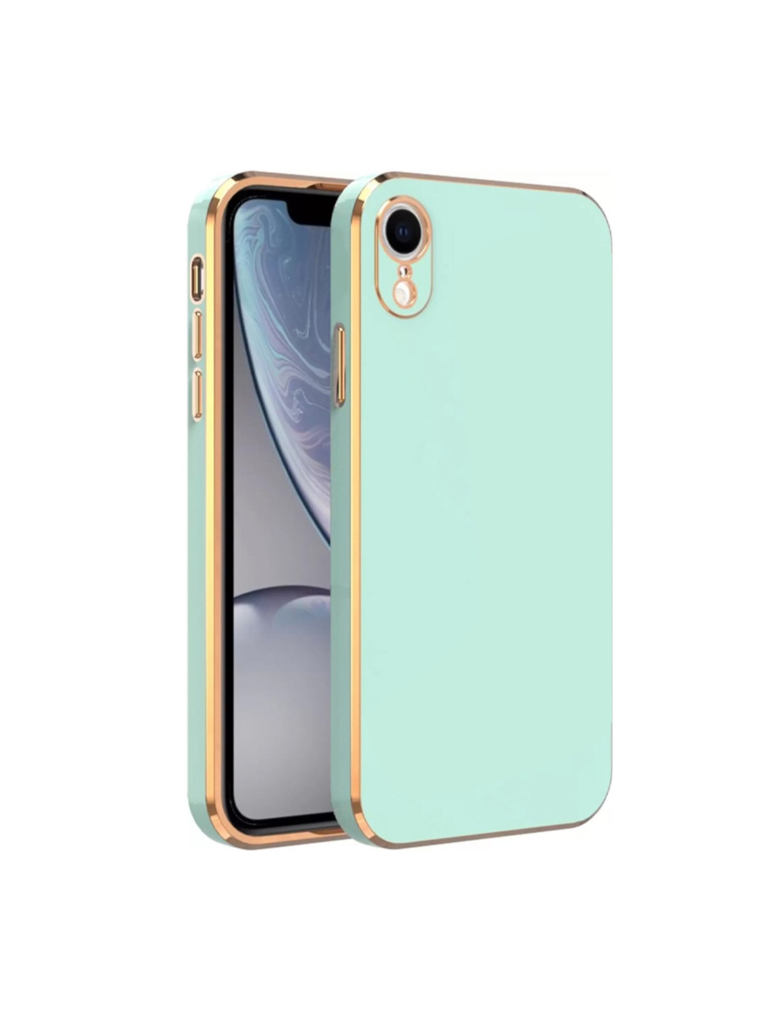 

Karwan Electroplated Chrome iPhone XR 6D Back Cover, Sea green