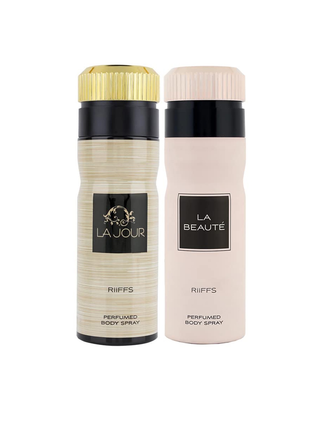 

RIIFFS Set of 2 Long Lasting Deodorant 200 ml Each - La Jour & La Beaute, Cream