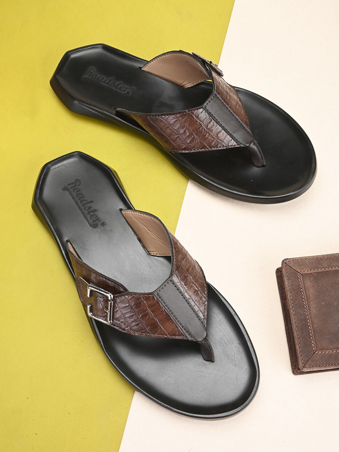 

Roadster Men Casual Comfort Sandals, Brown