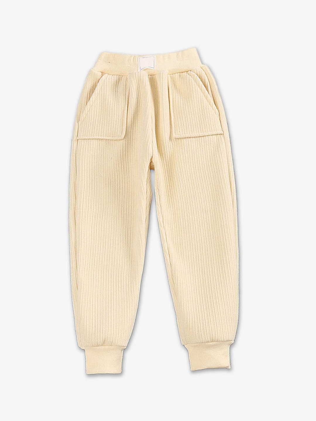 

Hopscotch Boys Textured Joggers, Beige